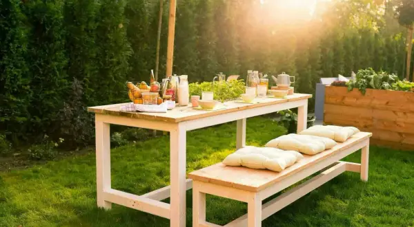 Meble ogrodowe DIY: Zrób to sam! Oszczędź 70% i stwórz unikaty