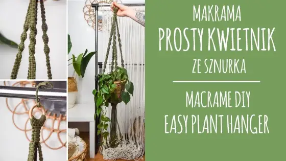 Makramowy kwietnik DIY: Stwórz unikalną ozdobę krok po kroku